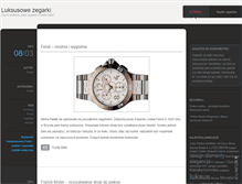 Tablet Screenshot of luksusowezegarki.net